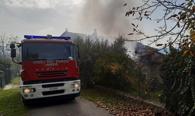 L'incendio a Rupecanina