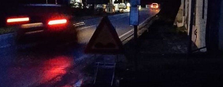 Strade al buio a Gattaia