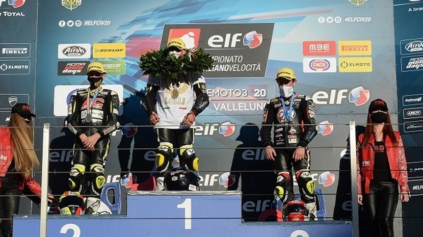 I premiati: Lolli, Pini e Mihaila