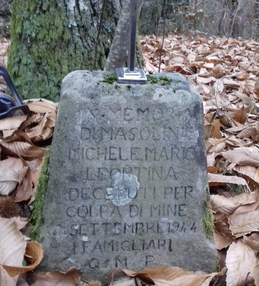 Barberino. Quella lapide dimenticata e il ricordo di quelle persone uccise dalle mine
