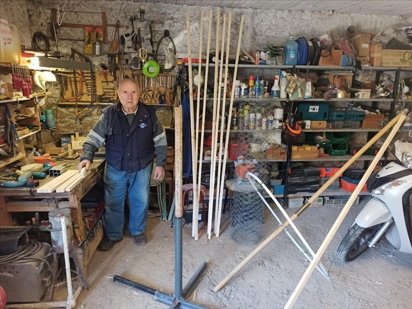 Luigi Nencetti prepara la struttura