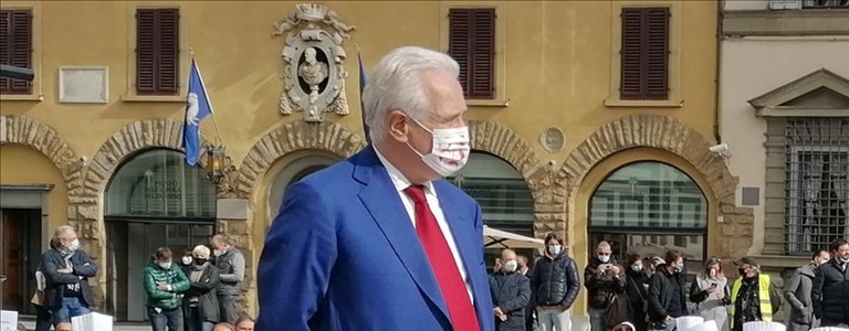 il Governatore della Toscana Eugenio Giani