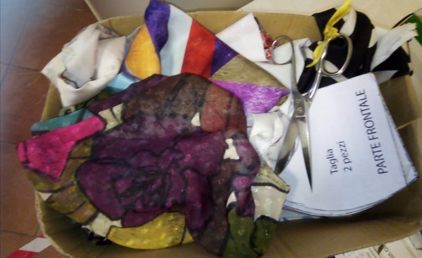 La produzione di mascherine