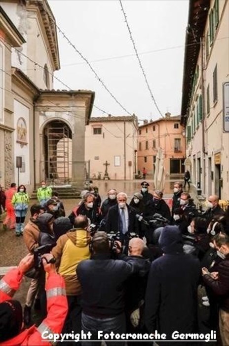 Il sopralluogo di stamani a Barberino