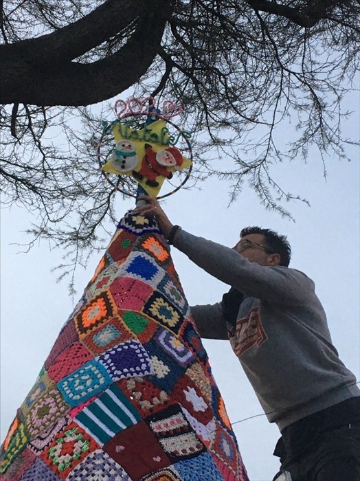 L'albero all'uncinetto