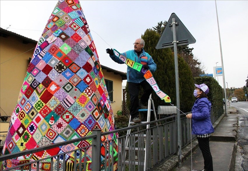 L'albero all'uncinetto