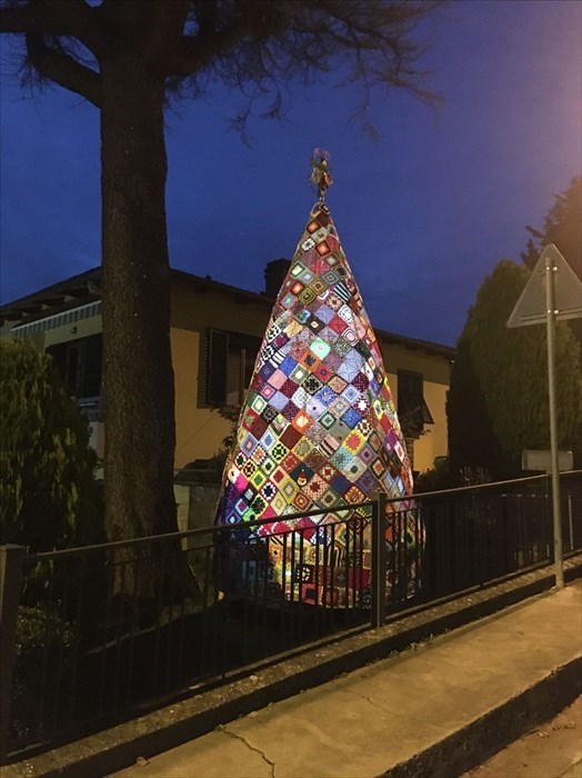L'albero all'uncinetto