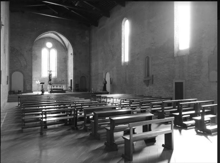 La chiesa di San Francesco di Borgo San Lorenzo, dove nel 1847, in una cappella interna, trovò ospitalità la nascente Confraternita di Misericordia.