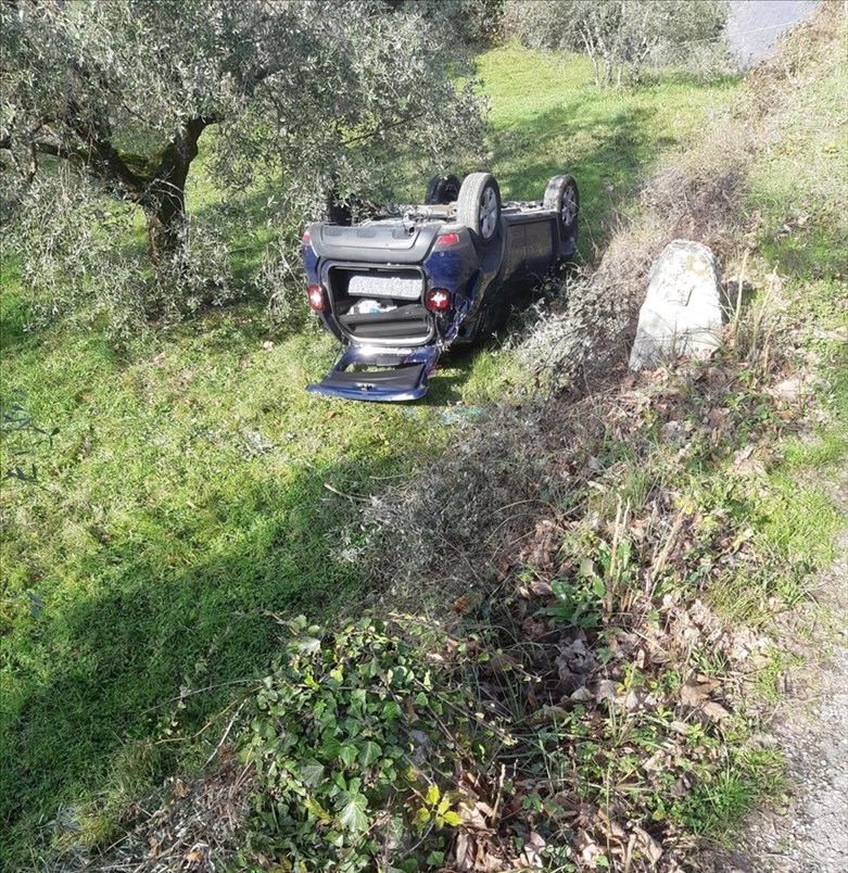 L'auto incidentata