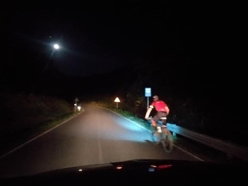 Durante le prime salite notturne