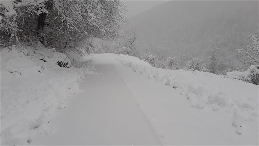 Neve al Passo della Colla