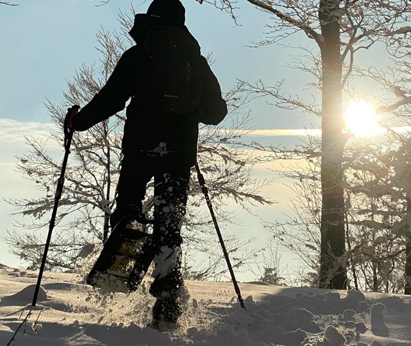 Ciaspolata nei boschi del Giogo-Casaglia. Le belle foto di Simone Gucci