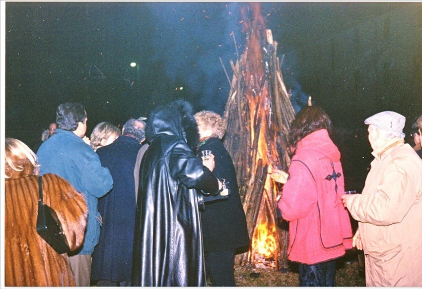 I festeggiamenti ed il falò