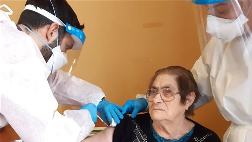 La vaccinazione alla Rsa San Giuseppe