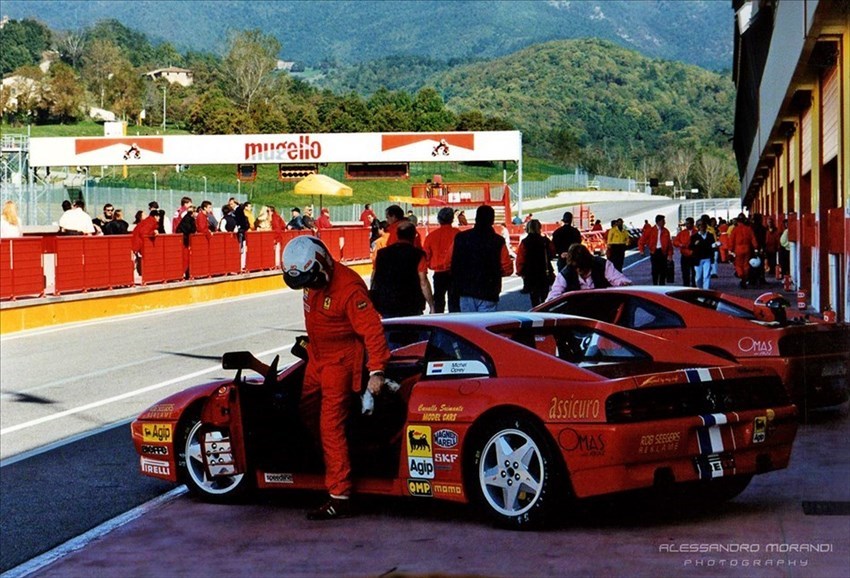 Le Ferrari al Mugello nel 1994