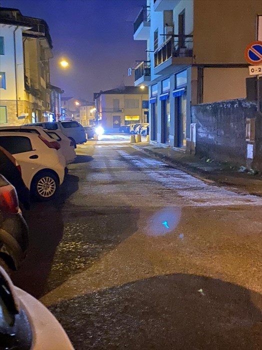 Strade di ghiaccio a Borgo
