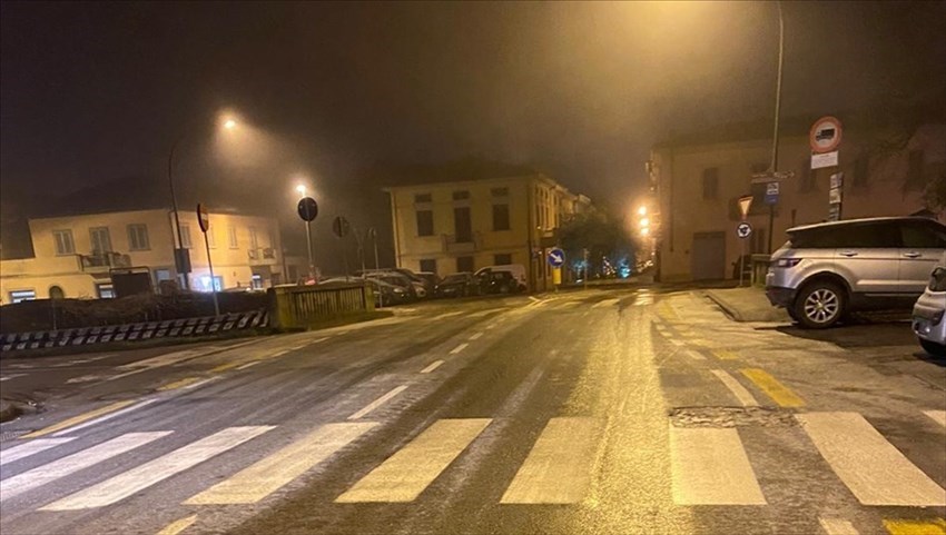 Strade di ghiaccio a Borgo