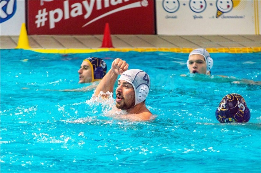 Un giocatore della Rari-Nantes Florentia.