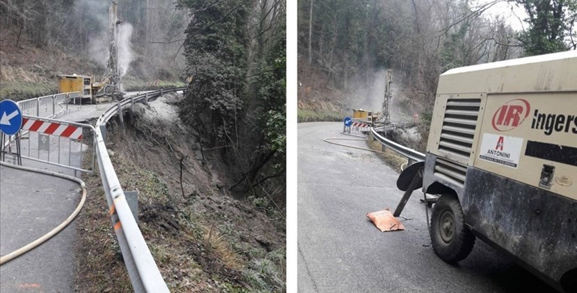 Sr 302 tra Ronta e Razzuolo. Lavori in corso. Foto del Giorno