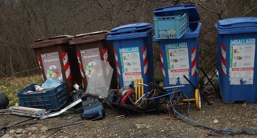 I rifiuti abbandonati