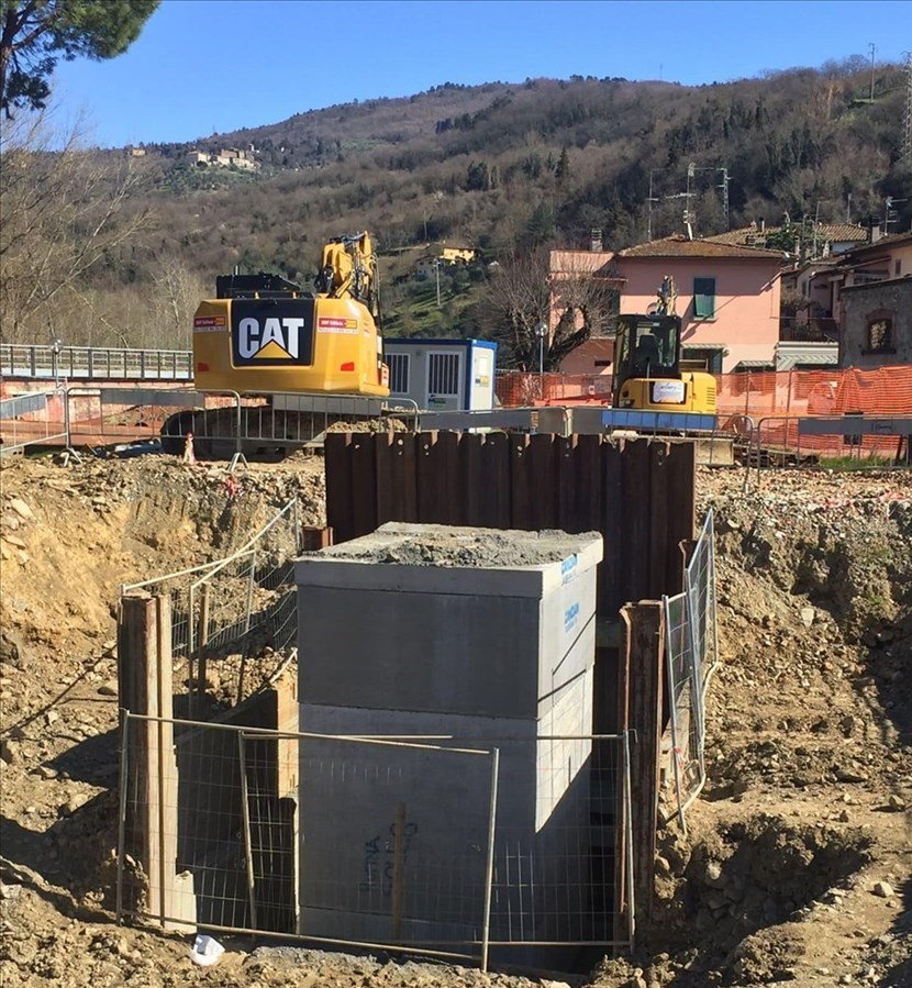 Una parte dei sopralluoghi di stamani