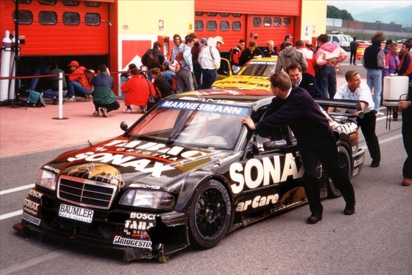 I bolidi in pista nel 1995 al Mugello