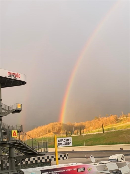 L'arcobaleno al Mugello