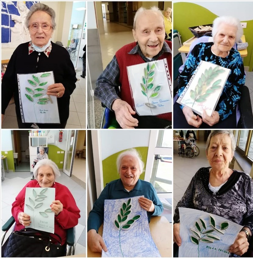 Pasqua 2021. Dalla Parrocchia di Borgo e dai bimbi del catechismo un pensiero per gli anziani della Rsa