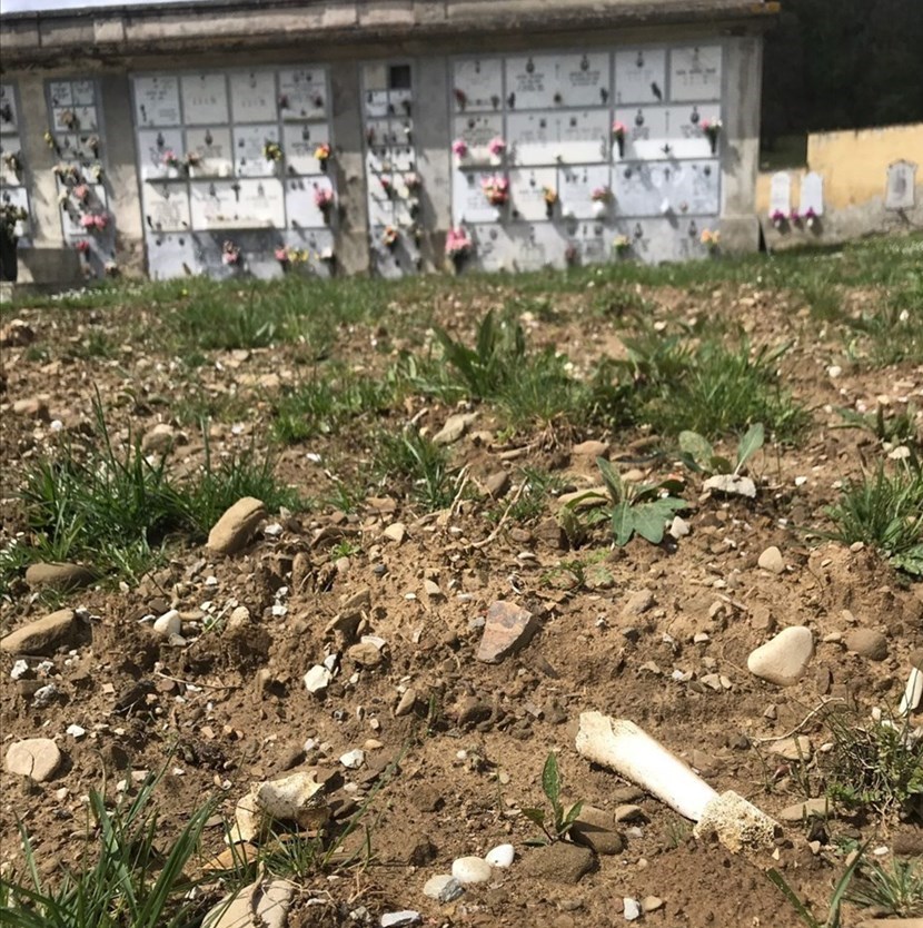 Ossa umane 'abbandonate' al cimitero dopo le esumazioni? Accade a Luco. segnalazione di un lettore