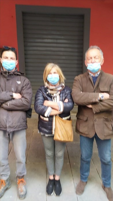 Alcune foto della protesta