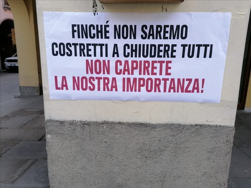 Alcune foto della protesta