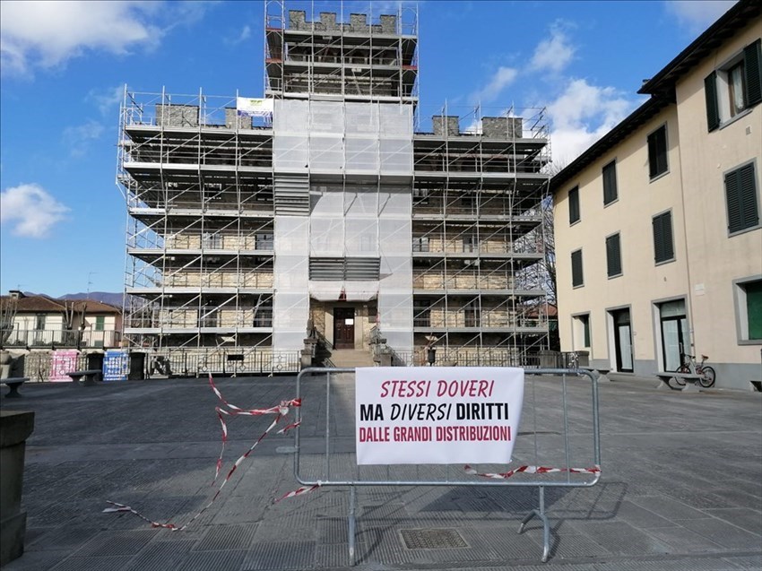 Alcune foto della protesta