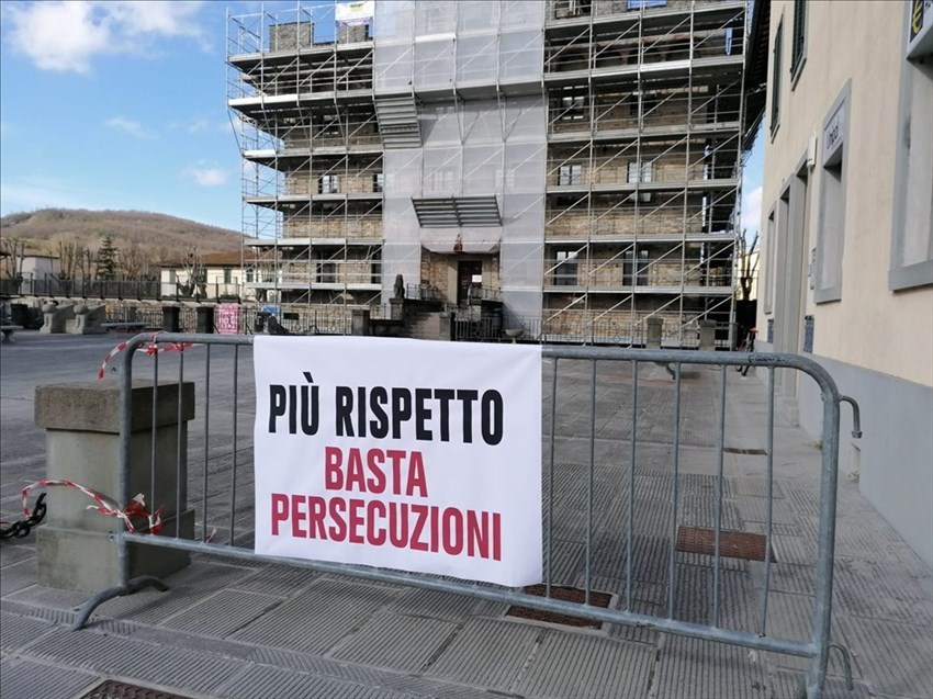Alcune foto della protesta