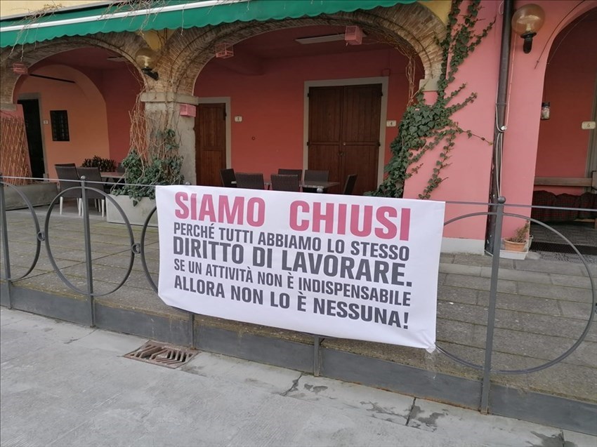 Alcune foto della protesta