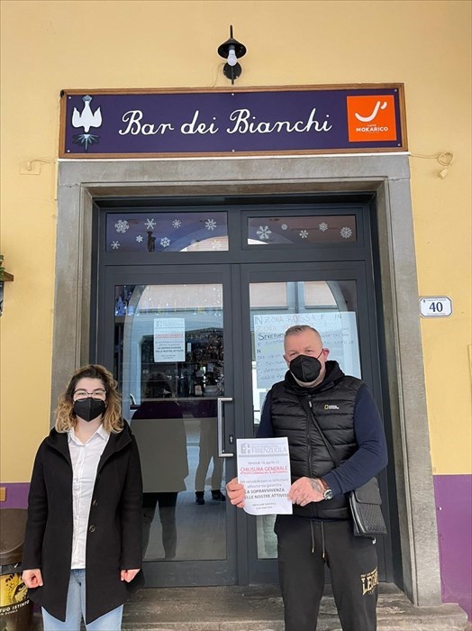 Alcune foto della protesta