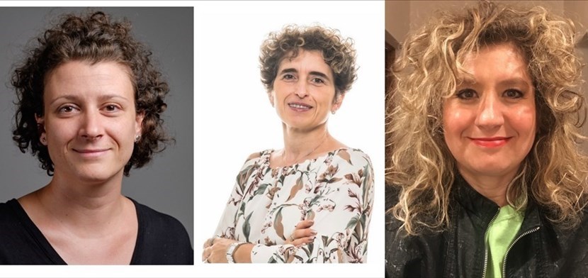 Da sinistra Stefania Lombardo, Fiammetta Capirossi e Stefania Ciardi