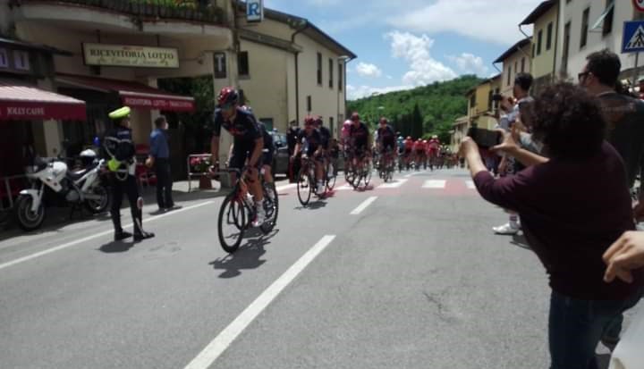 Il Giro d'Italia a Pratolino. Foto del Giorno