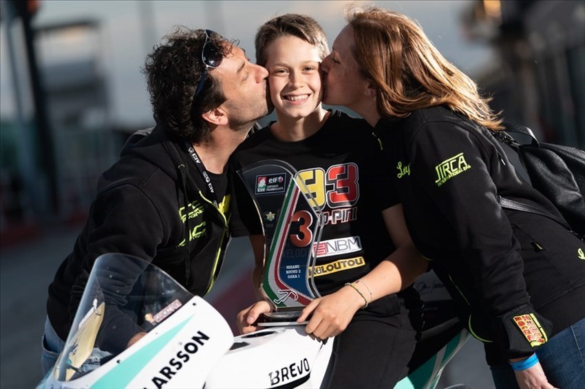 Guido Pini dopo la gara