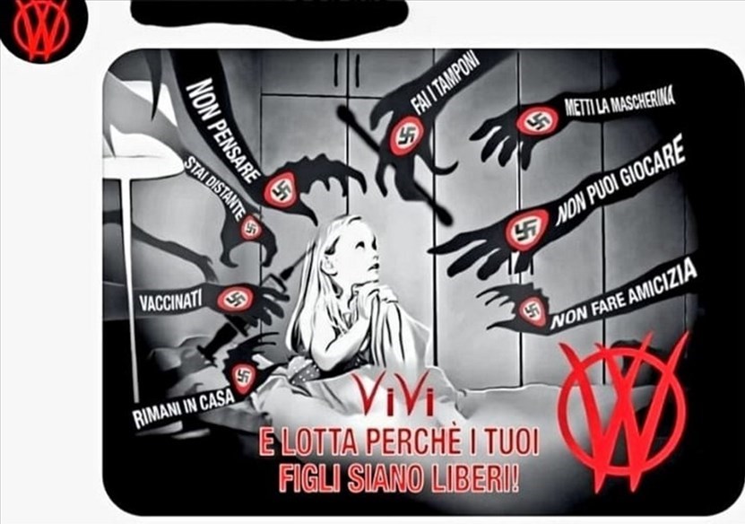 Una delle vignette condannate dal sindaco Omoboni