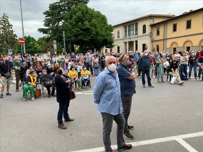 Il presidio a Vicchio