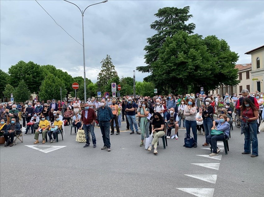 Il presidio a Vicchio