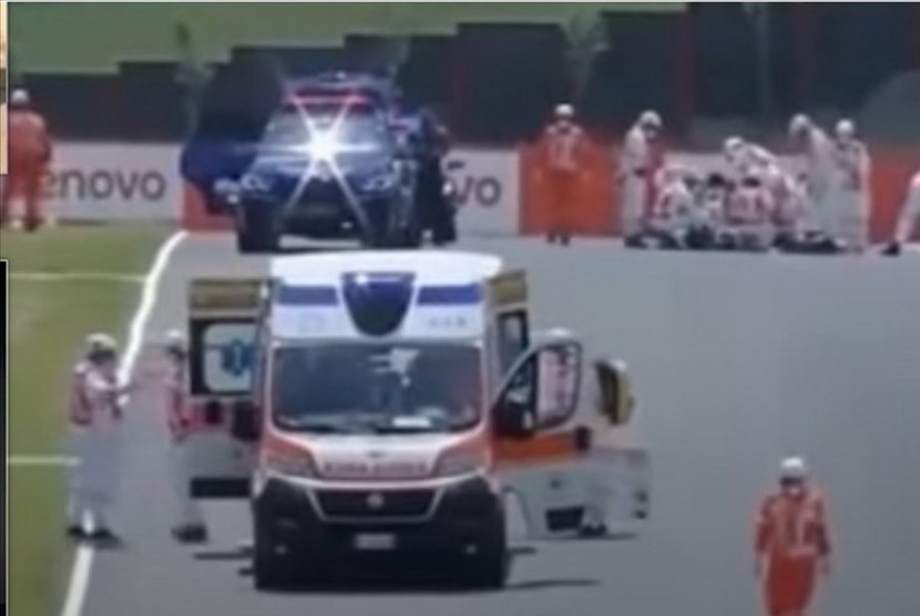 I soccorsi in pista