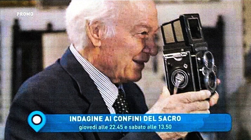 Elia Stelluto fotografato di Padre Pio ed amico del dott. Guglielmo Sanguinetti.