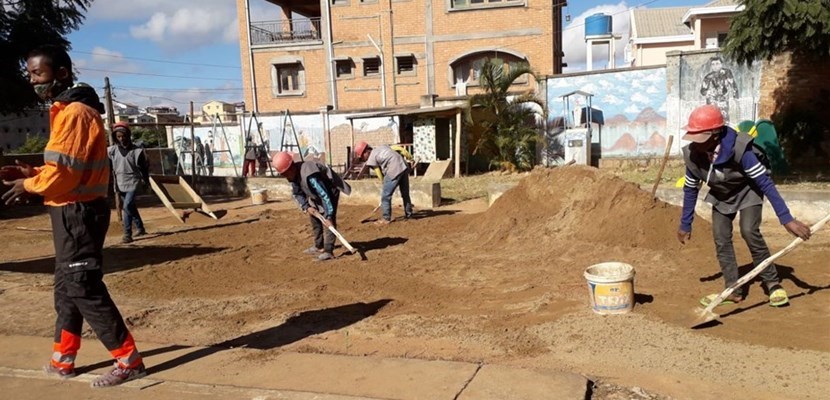 Lavori in corso in Madagascar