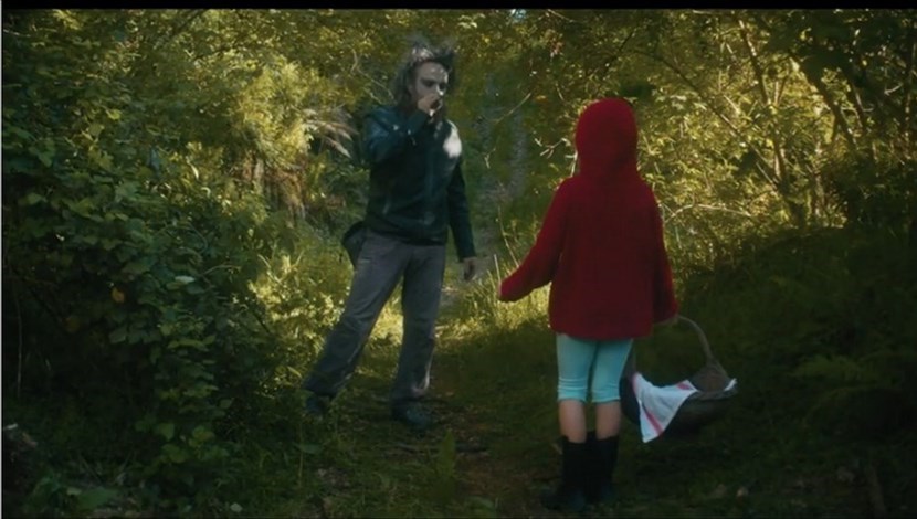 Cappuccetto verde e il lupo