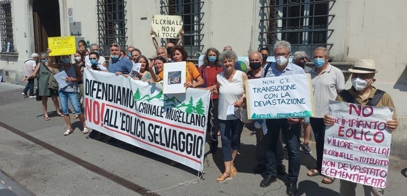 La manifestazione di ieri