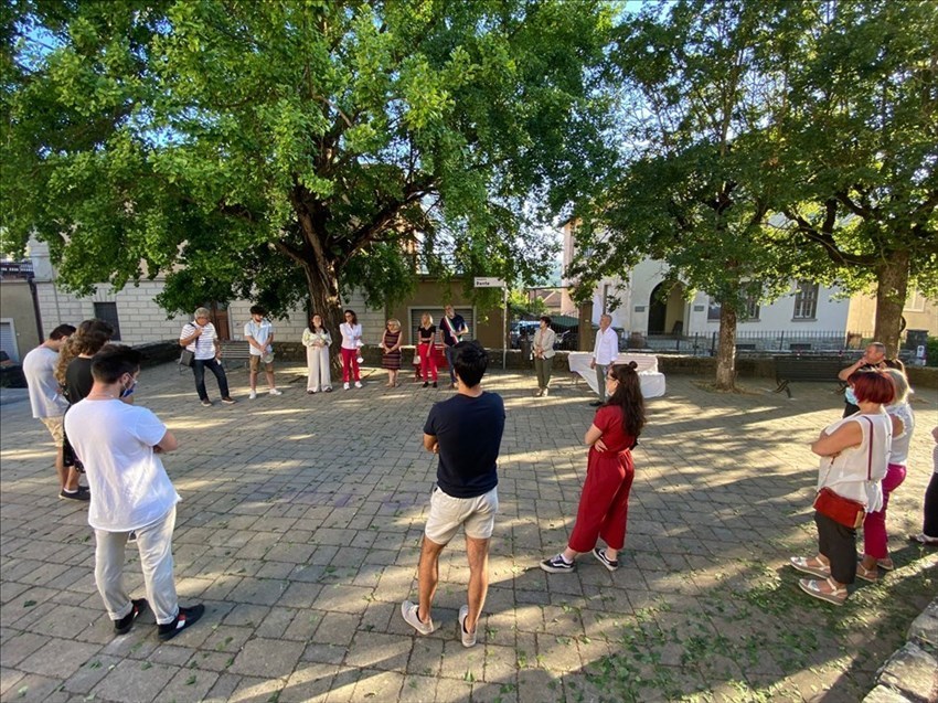 La panchina arcobaleno a Vicchio