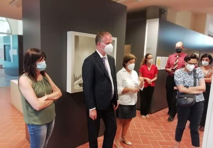 Il direttore degli Uffizi al museo archeologico di Dicomano