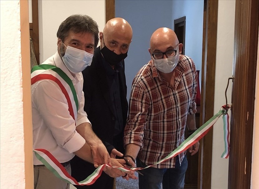 L'inaugurazione di stamani