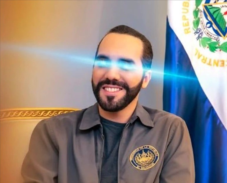 presidente el salvador raggi laser btc
